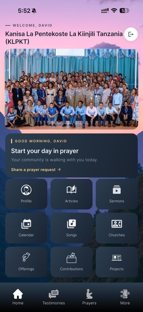 KLPKT church mobile app
